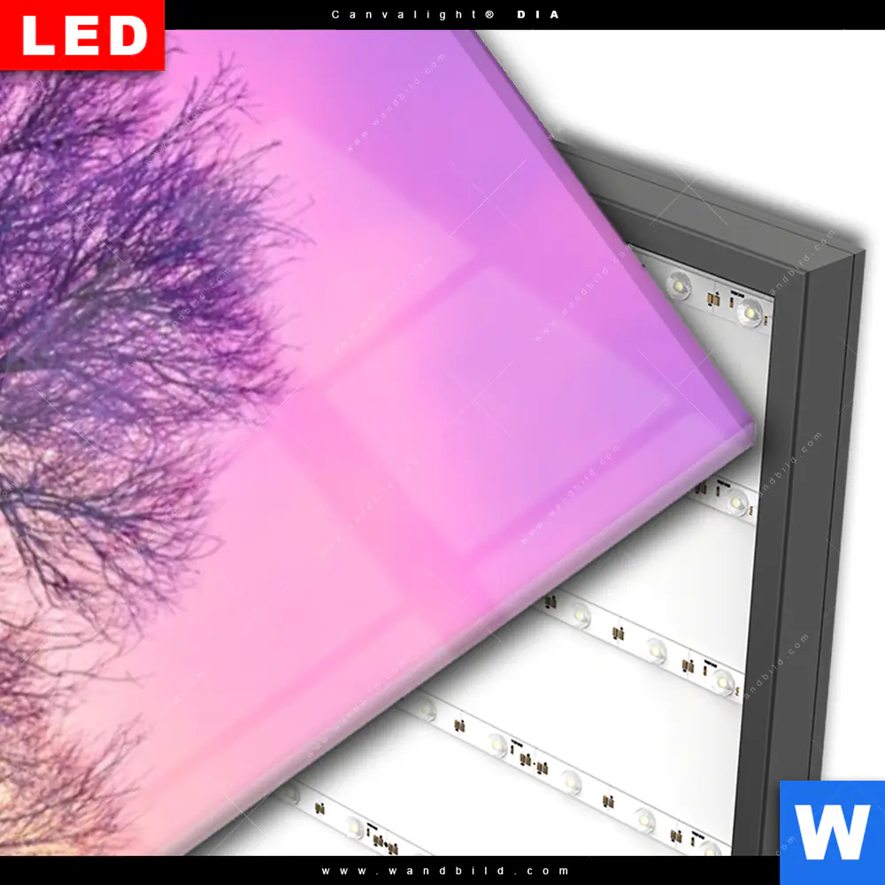 Wechselmotiv Acrylglas Canvalight® DIA | Schöne Winterlandschaft | Schmal - Image 3