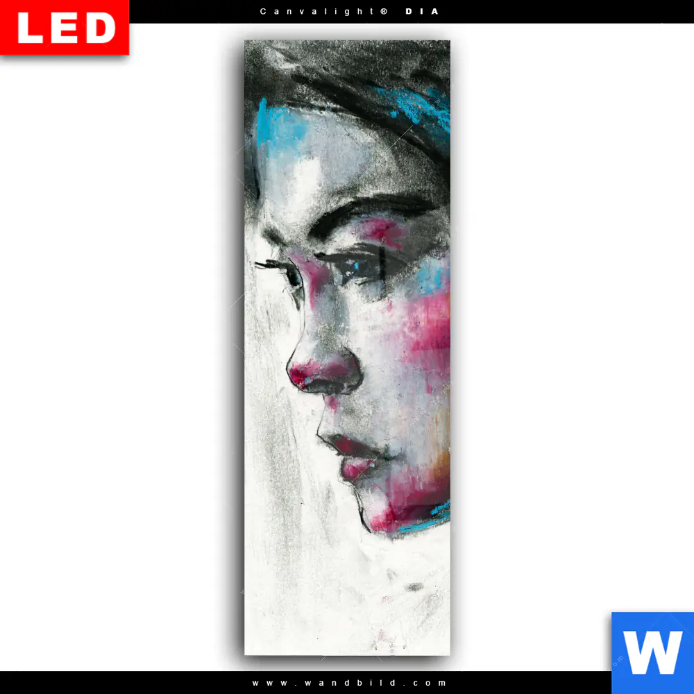 Wechselmotiv Acrylglas Canvalight® DIA | Schönes Mädchen | Schmal - Image 2