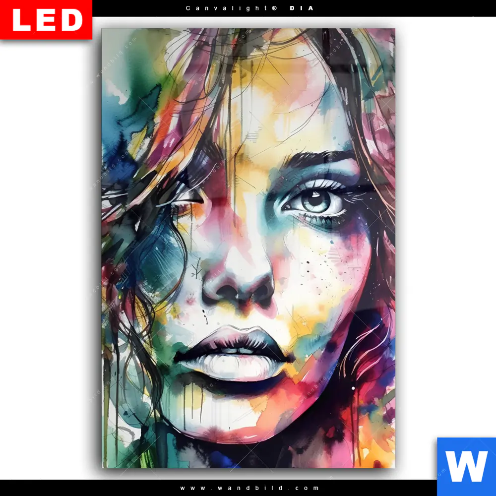 Wechselmotiv Acrylglas Canvalight® DIA | Schönes Mädchen Sophie | Hochformat - Image 2