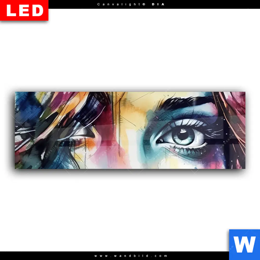 Wechselmotiv Acrylglas Canvalight® DIA | Schönes Mädchen Sophie | Panorama - Image 2