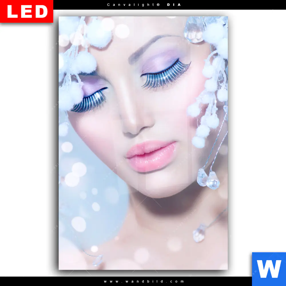 Wechselmotiv Acrylglas Canvalight® DIA | Schönheit in Frost und Kristall | Hochformat - Image 2