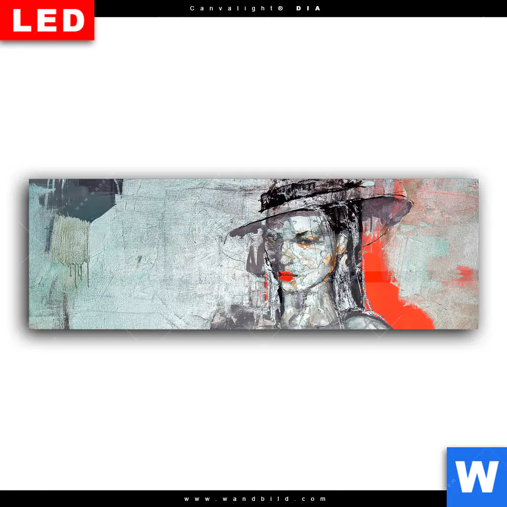 Wechselmotiv Acrylglas Canvalight® DIA | Schweigsame Frau | Panorama - Image 2