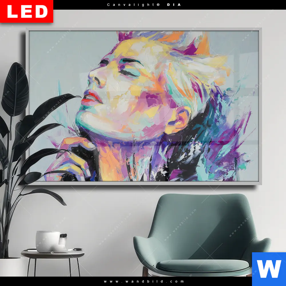 Wechselmotiv Acrylglas Canvalight® DIA | Sinnliche Schönheit | Querformat