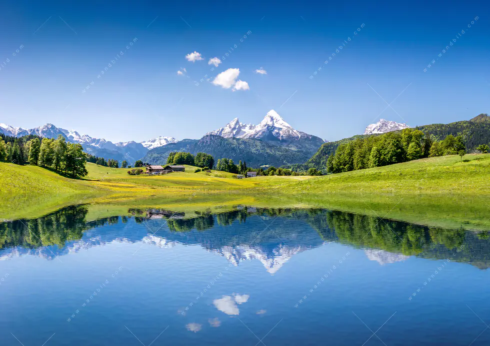 Wechselmotiv Acrylglas Canvalight® DIA | Sommerlandschaft in den Alpen | Querformat - Image 5