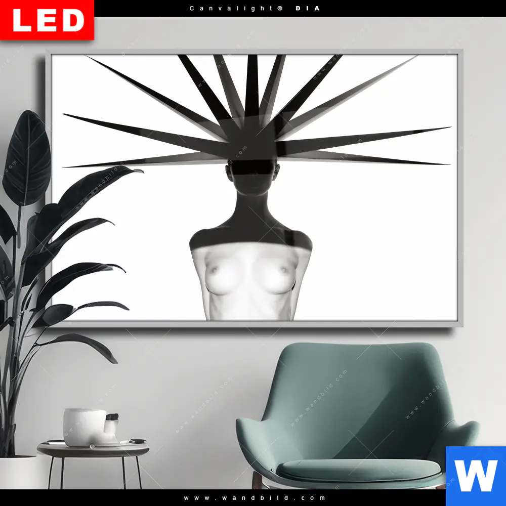 Wechselmotiv Acrylglas Canvalight® DIA | Sonnengöttin | Querformat