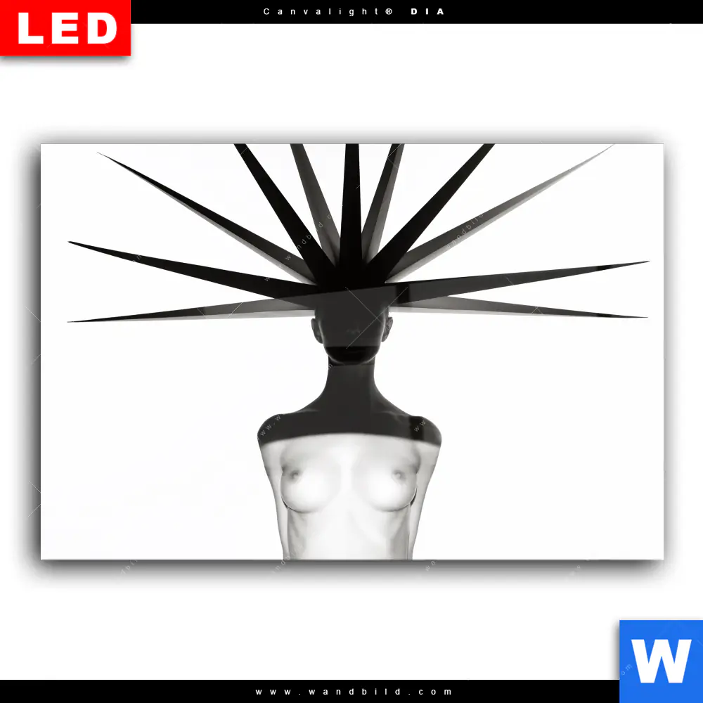 Wechselmotiv Acrylglas Canvalight® DIA | Sonnengöttin | Querformat - Image 2