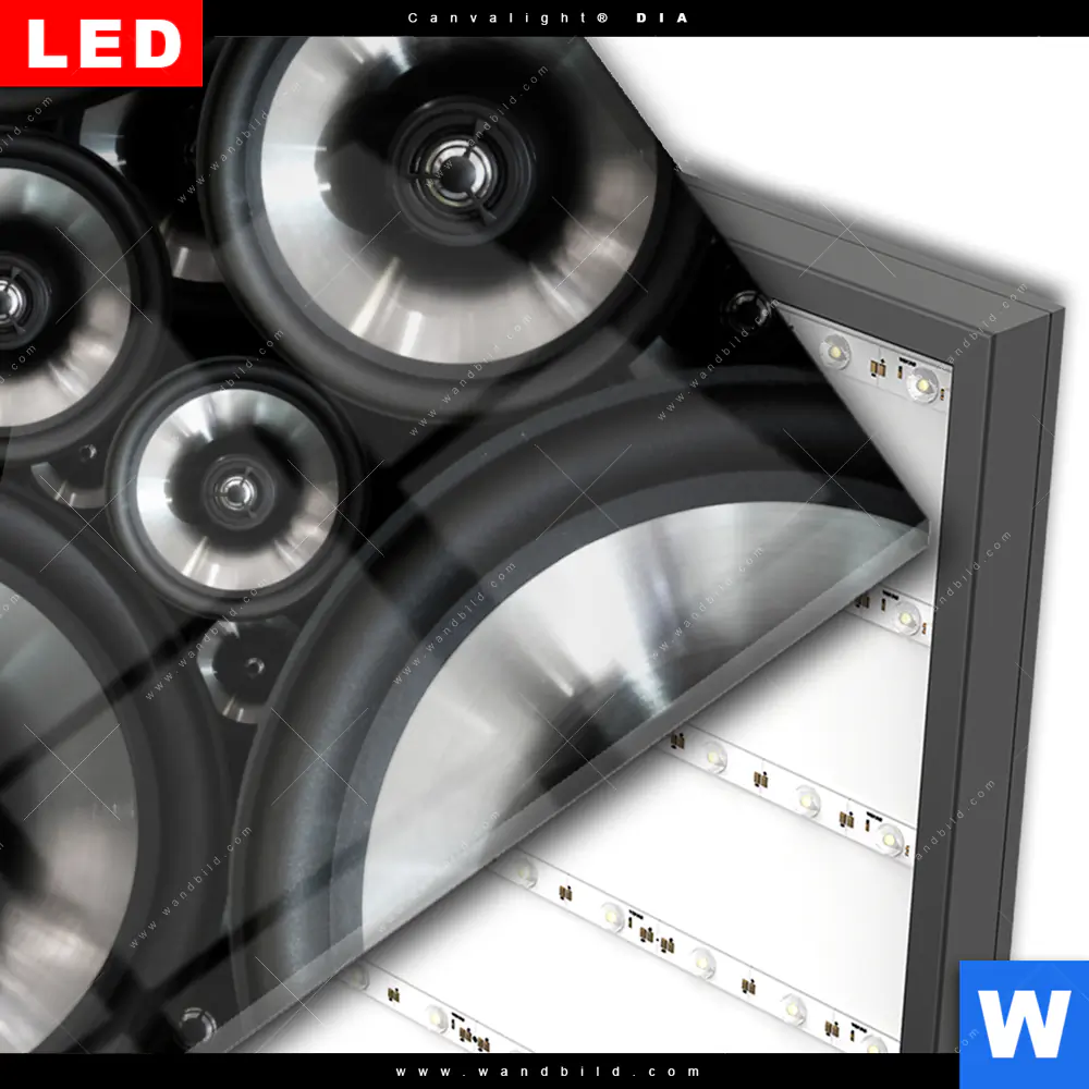 Wechselmotiv Acrylglas Canvalight® DIA | Sound | Hochformat - Image 3