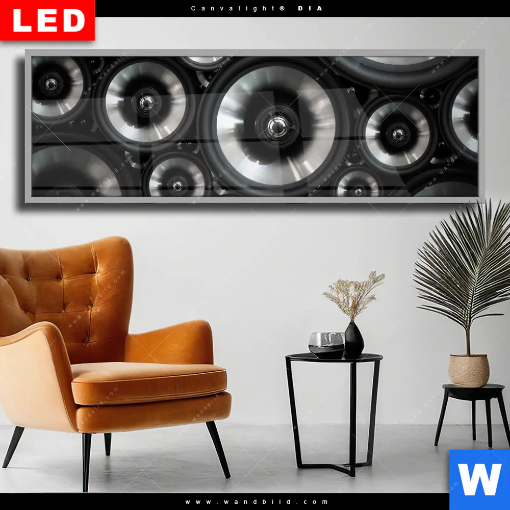 Wechselmotiv Acrylglas Canvalight® DIA | Sound | Panorama