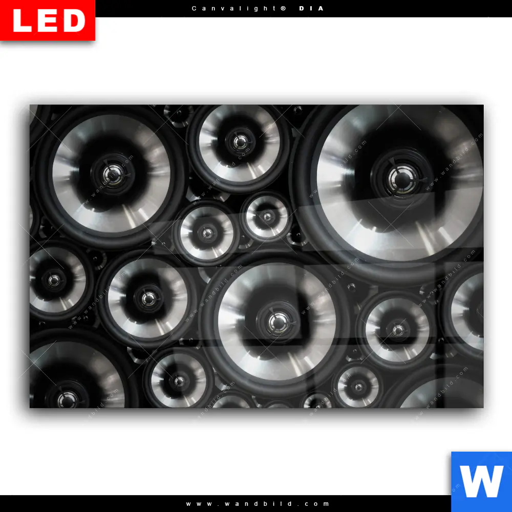 Wechselmotiv Acrylglas Canvalight® DIA | Sound | Querformat - Image 2