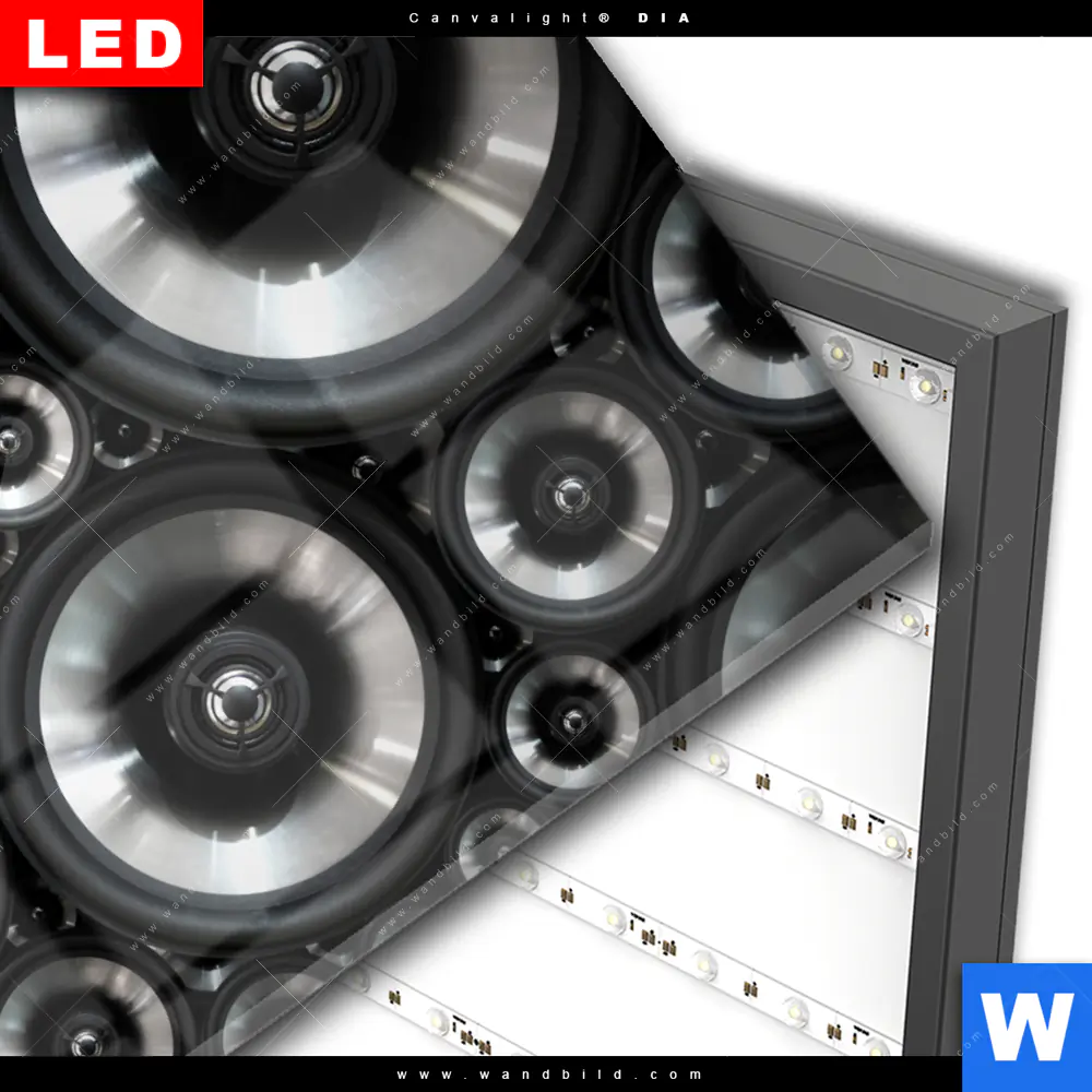 Wechselmotiv Acrylglas Canvalight® DIA | Sound | Querformat - Image 3