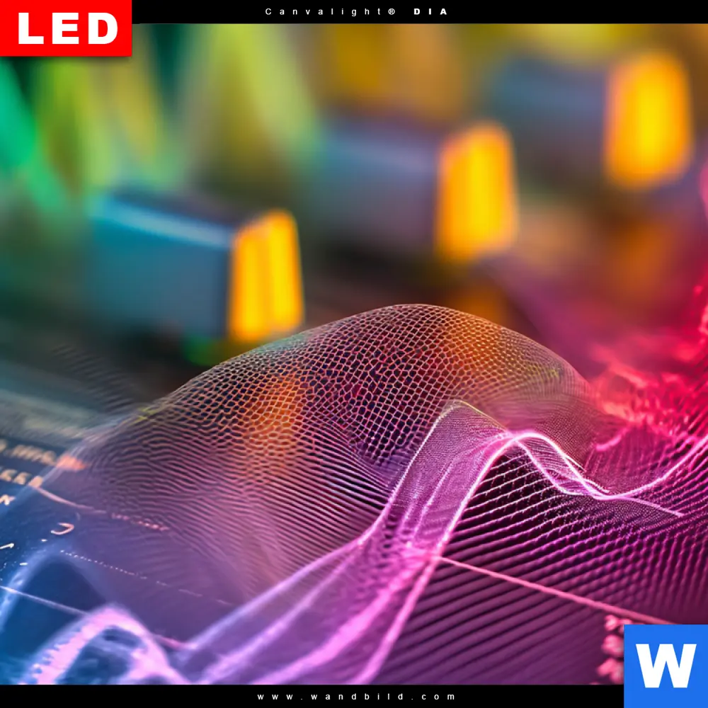 Wechselmotiv Acrylglas Canvalight® DIA | Sound Wave | Querformat - Image 4
