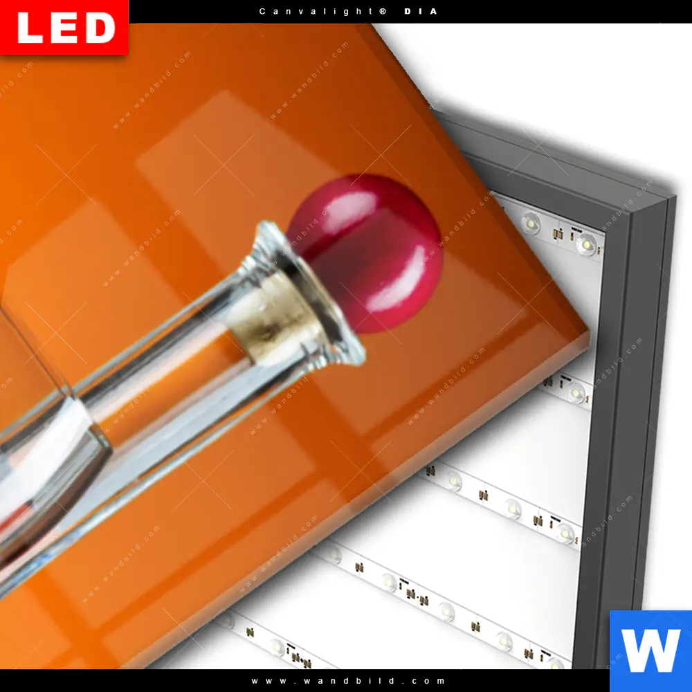 Wechselmotiv Acrylglas Canvalight® DIA | Stillleben Flaschen Gläser | Schmal - Image 3