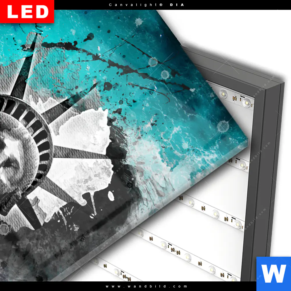 Wechselmotiv Acrylglas Canvalight® DIA | Stürmische See | Hochformat - Image 3