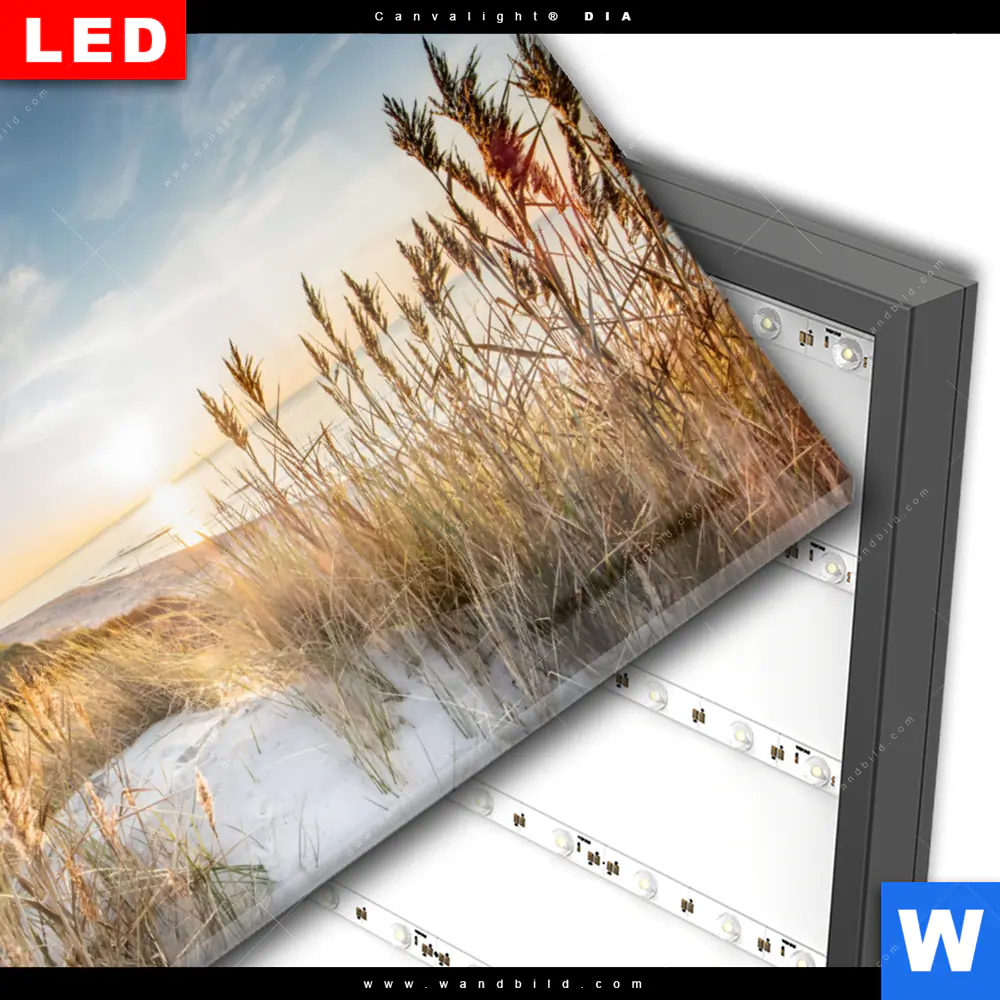 Wechselmotiv Acrylglas Canvalight® DIA | Urlaub am Meer | Querformat - Image 3