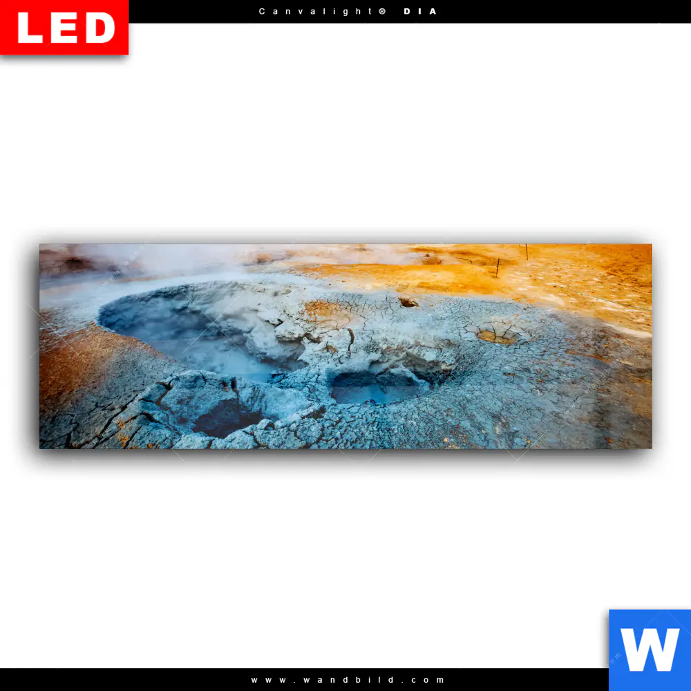 Wechselmotiv Acrylglas Canvalight® DIA | Vulkan Island | Panorama - Image 2