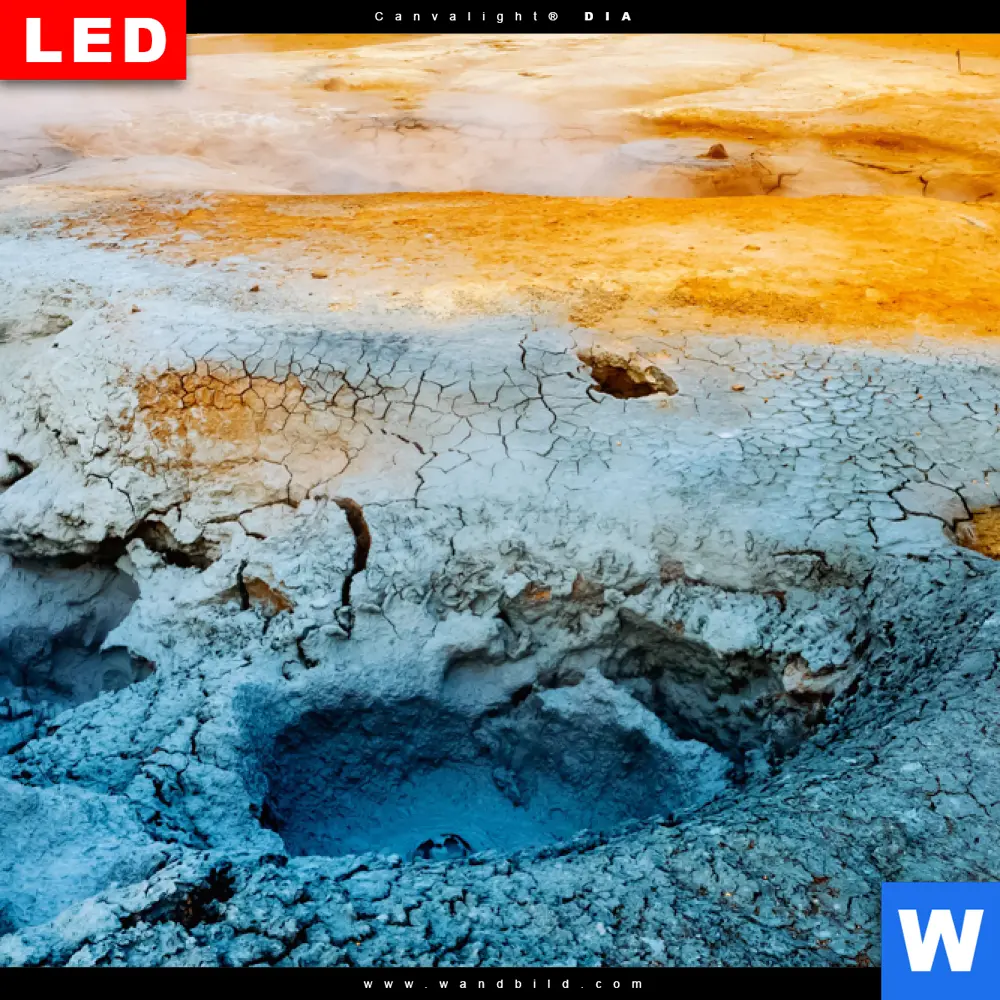 Wechselmotiv Acrylglas Canvalight® DIA | Vulkan Island | Panorama - Image 4