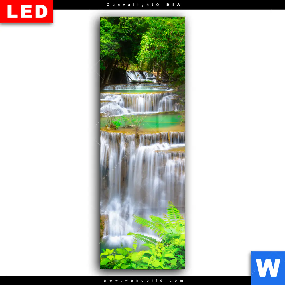 Wechselmotiv Acrylglas Canvalight® DIA | Wald & Wasserfall No. 6 | Schmal - Image 2
