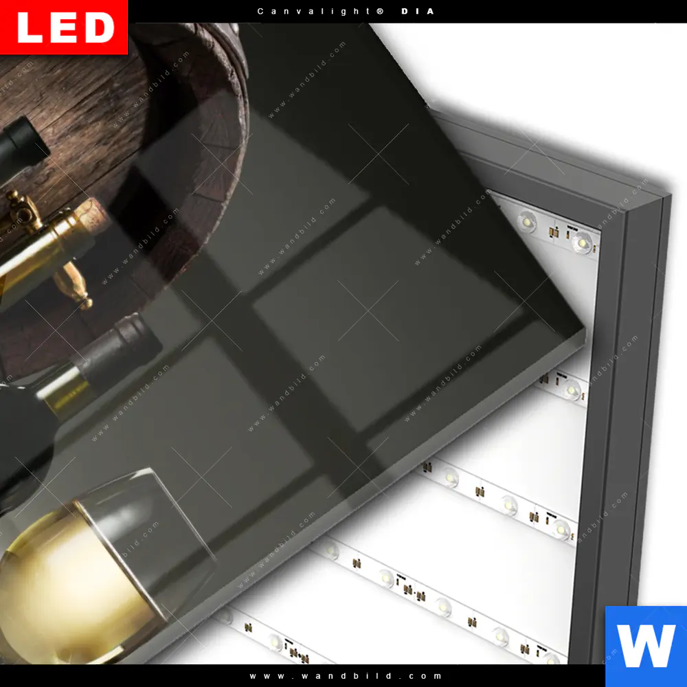 Wechselmotiv Acrylglas Canvalight® DIA | Wein & Trauben | Hochformat - Image 3