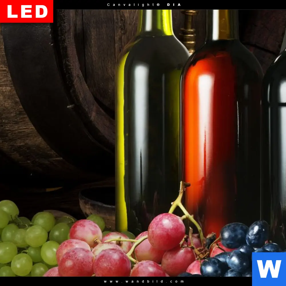 Wechselmotiv Acrylglas Canvalight® DIA | Wein & Trauben | Schmal - Image 4