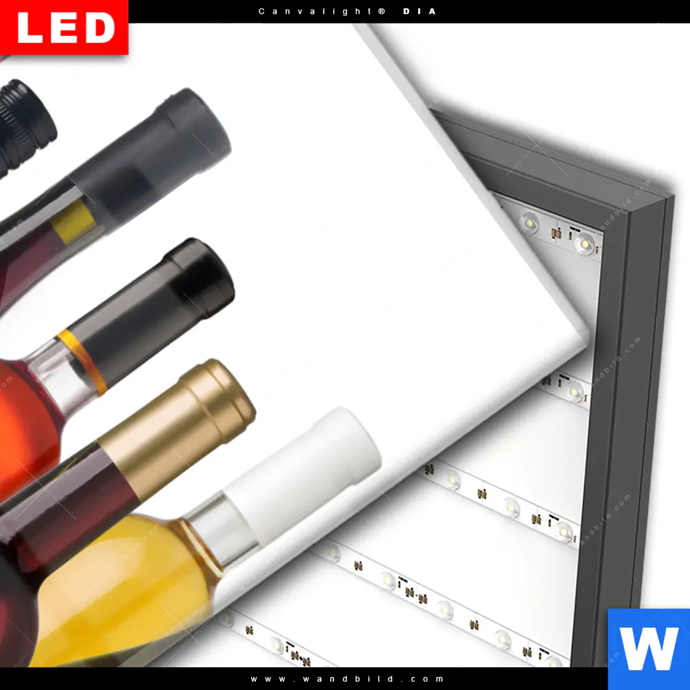 Wechselmotiv Acrylglas Canvalight® DIA | Weinflaschen | Hochformat - Image 3
