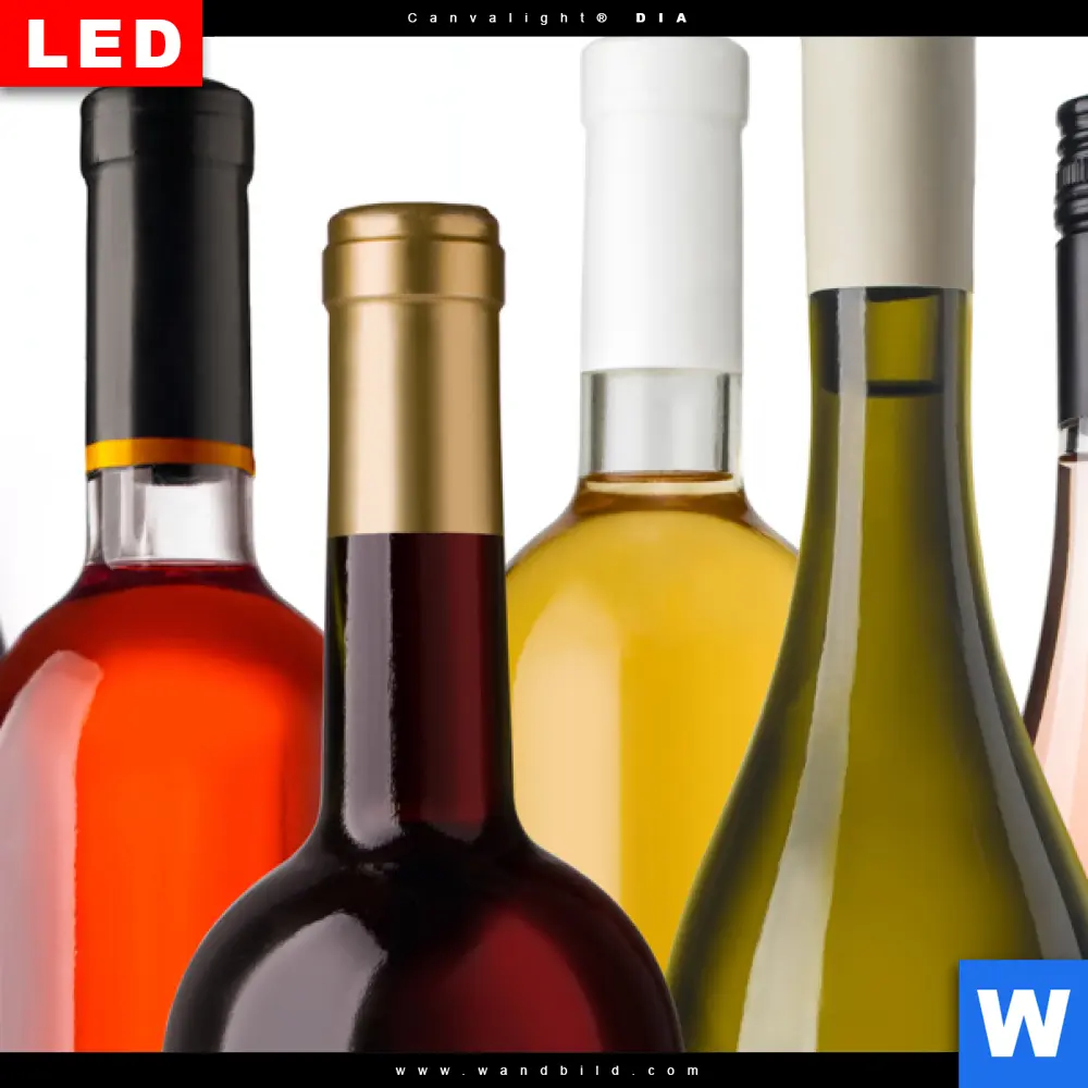 Wechselmotiv Acrylglas Canvalight® DIA | Weinflaschen | Querformat - Image 4