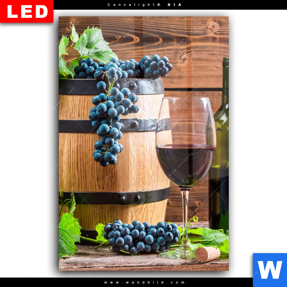 Wechselmotiv Acrylglas Canvalight® DIA | Weinliebe trifft Tradition | Hochformat - Image 2