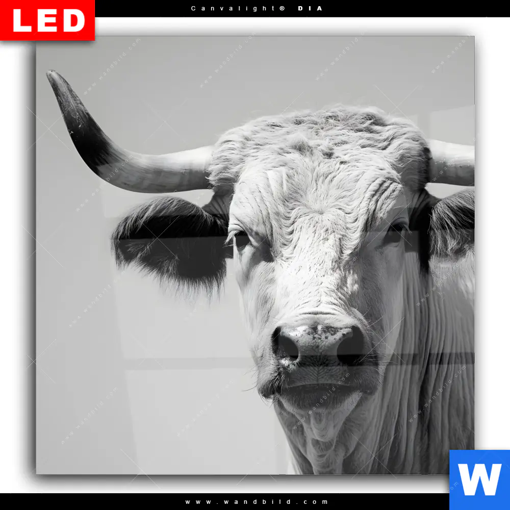 Wechselmotiv Acrylglas Canvalight® DIA | Weisser Bulle | Quadrat - Image 2
