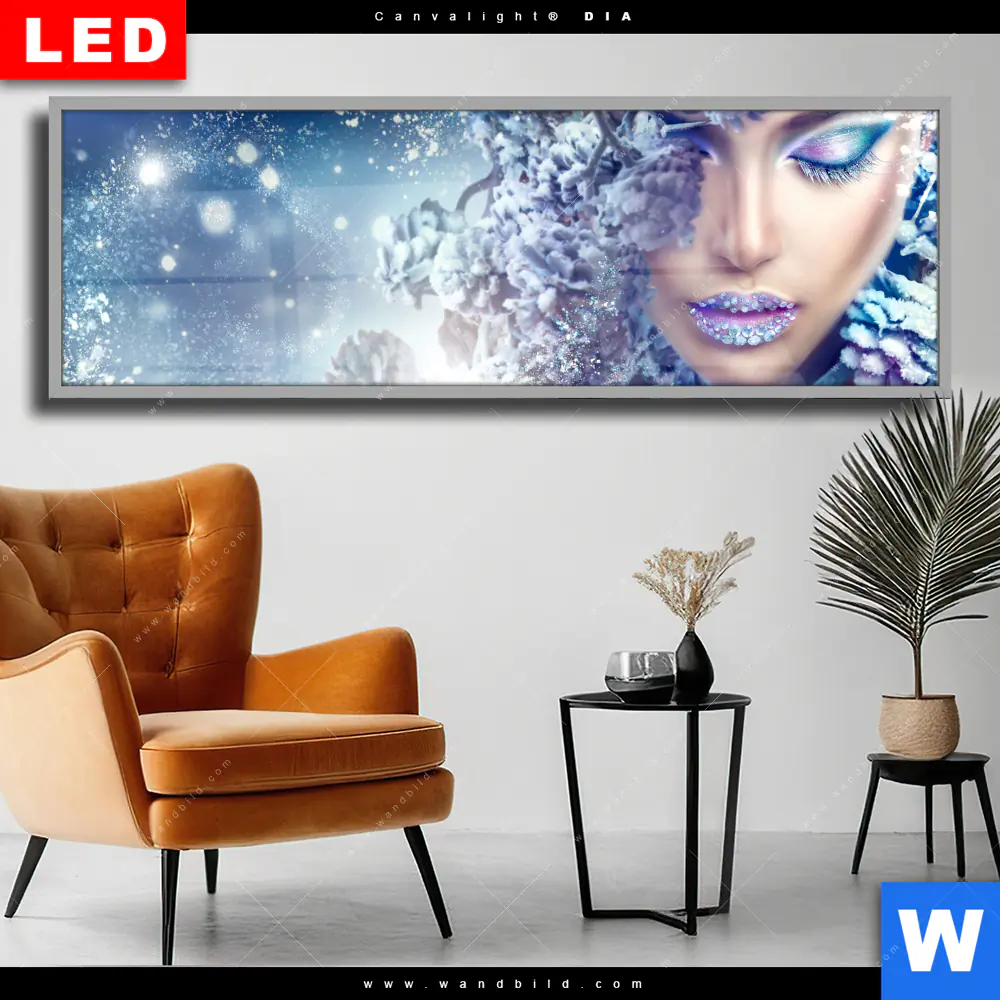 Wechselmotiv Acrylglas Canvalight® DIA | Winter Schönheit | Panorama