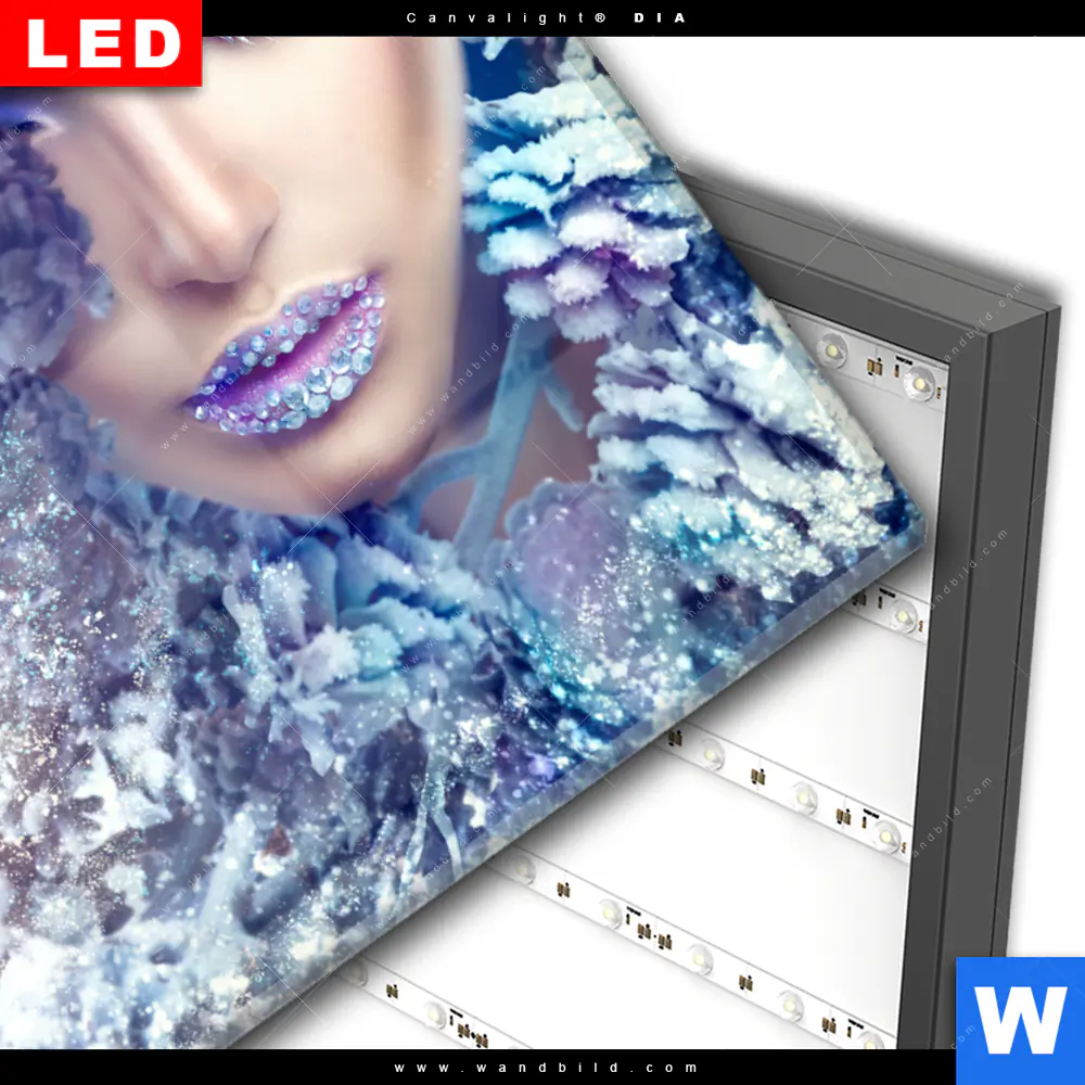 Wechselmotiv Acrylglas Canvalight® DIA | Winter Schönheit | Querformat - Image 3