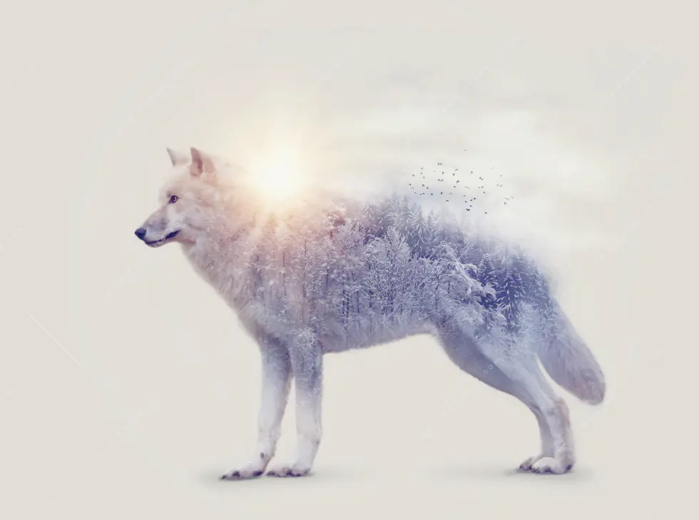 Wechselmotiv Acrylglas Canvalight® DIA | Wolf & Wald No.1 | Querformat - Image 5