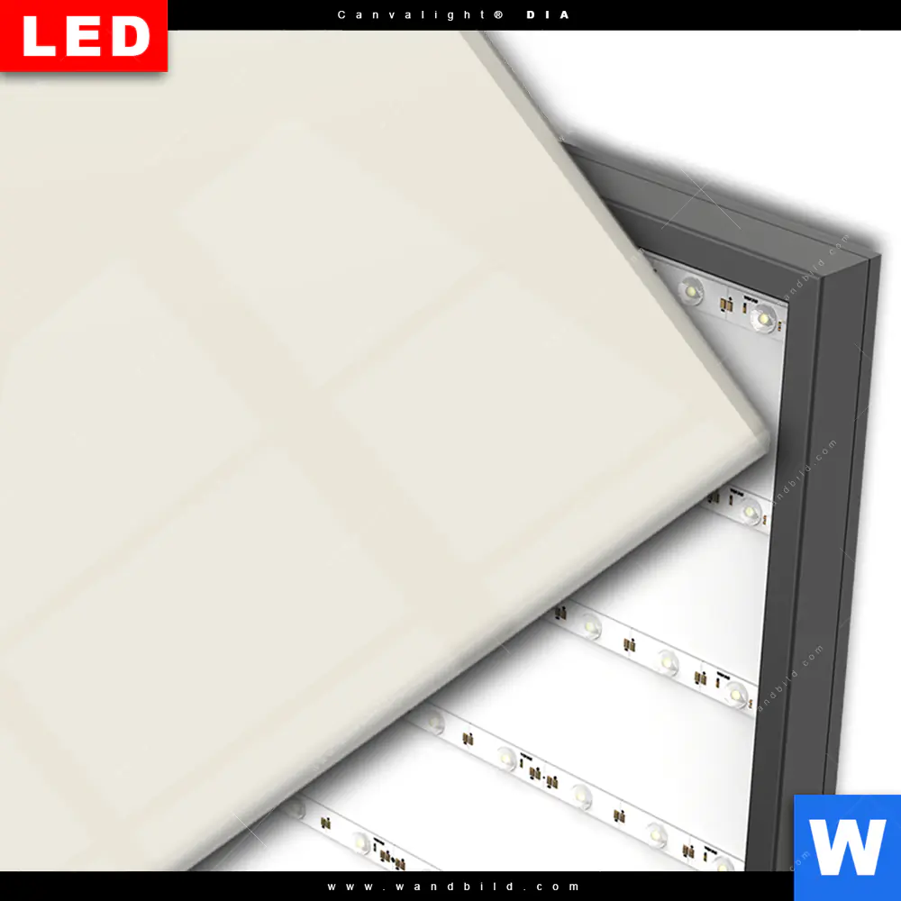 Wechselmotiv Acrylglas Canvalight® DIA | Zen Stein mit Schmetterling | Schmal - Image 3