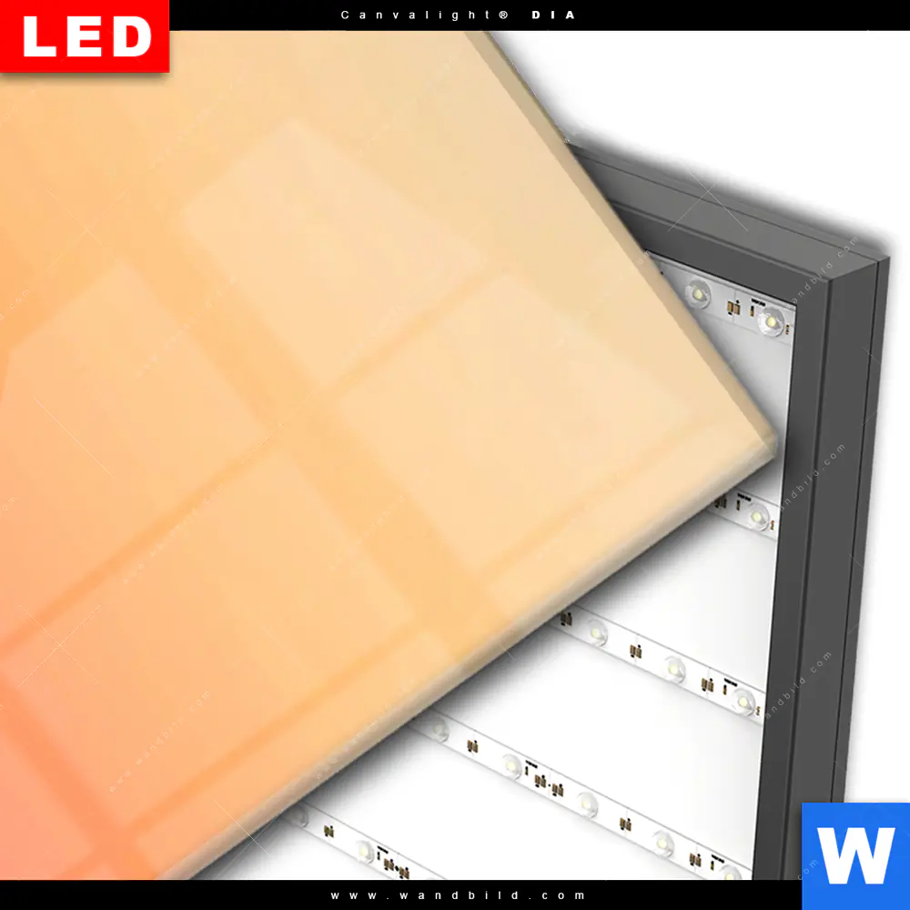 Wechselmotiv Acrylglas Canvalight® DIA | Zen Steine & Sonnenuntergang | Schmal - Image 3