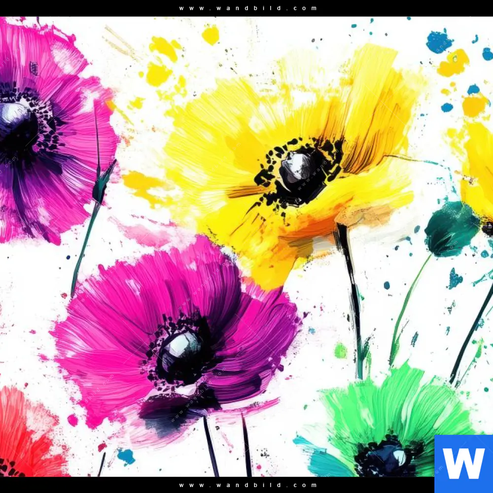 Wechselmotiv | Bunte Blütenexplosion | Schmal - Image 4
