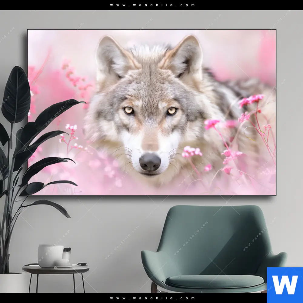 Wechselmotiv | Friedlicher Wolf | Querformat