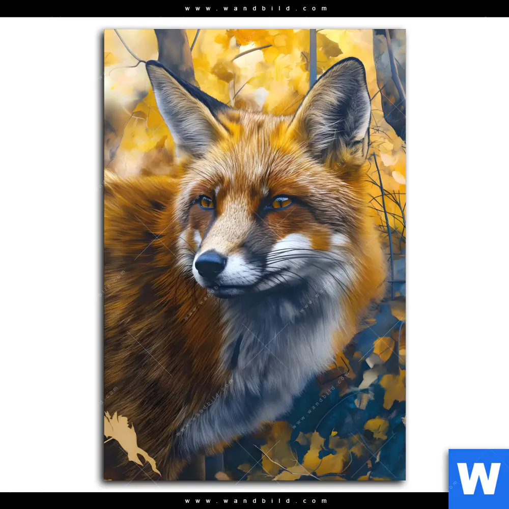 Wechselmotiv | Fuchs im Blätterwald | Hochformat - Image 2