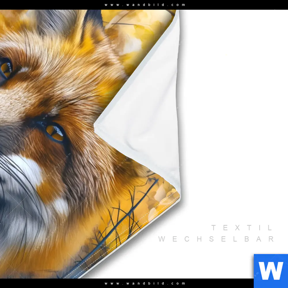 Wechselmotiv | Fuchs im Blätterwald | Hochformat - Image 3