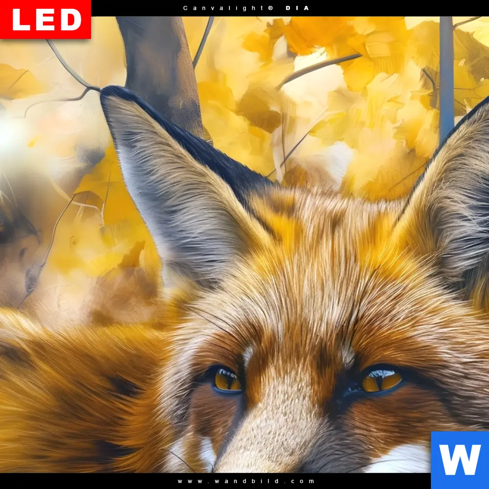 Wechselmotiv | Fuchs im Blätterwald | Hochformat - Image 4