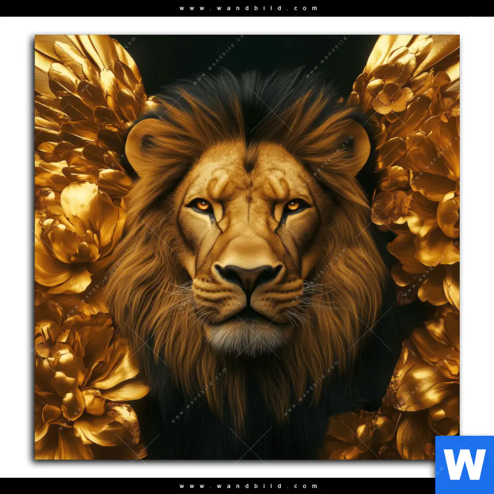 Wechselmotiv | Goldener Löwe | Quadrat - Image 2