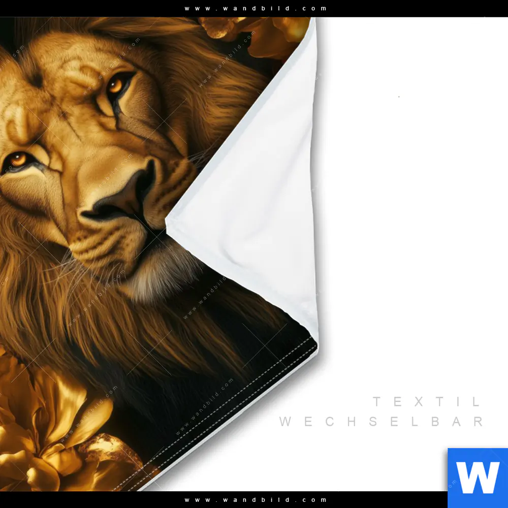 Wechselmotiv | Goldener Löwe | Quadrat - Image 3