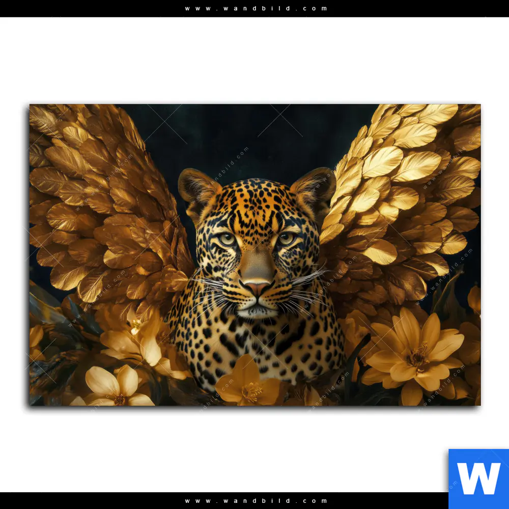 Wechselmotiv | Goldflügel-Leopard | Querformat - Image 2