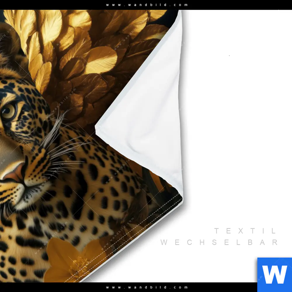 Wechselmotiv | Goldflügel-Leopard | Querformat - Image 3