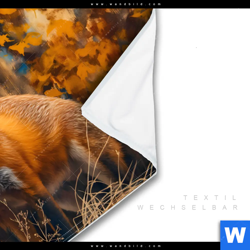 Wechselmotiv | Herbstzeit mit Rotfuchs | Querformat - Image 3