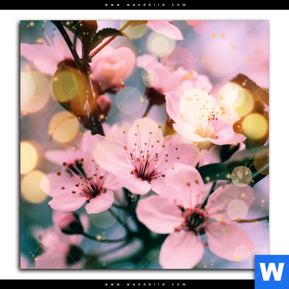 Wechselmotiv | Kirschblüten im Frühlingslicht | Quadrat - Image 2
