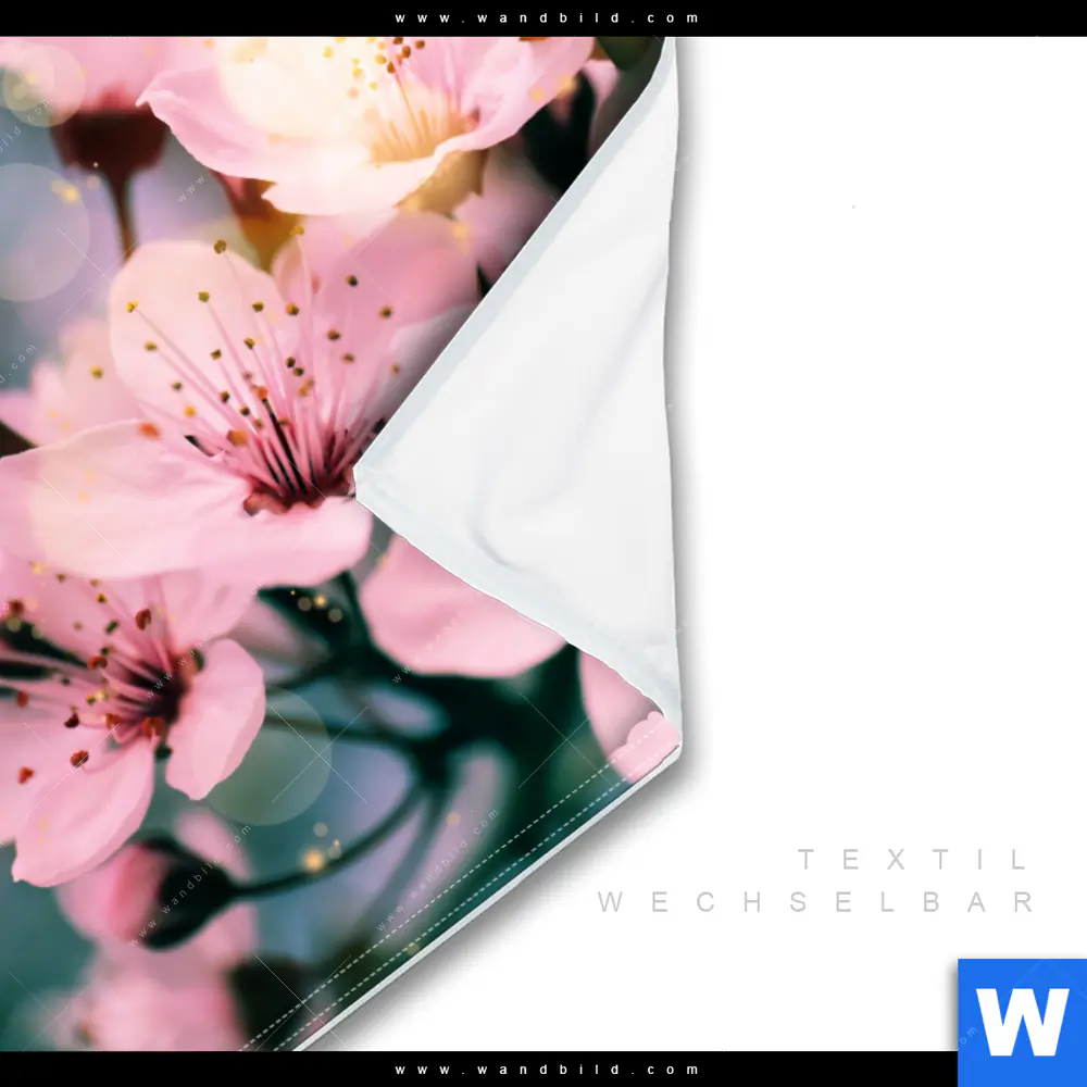 Wechselmotiv | Kirschblüten im Frühlingslicht | Quadrat - Image 3