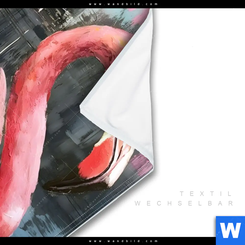 Wechselmotiv | Kunstvoller Flamingo | Hochformat - Image 3