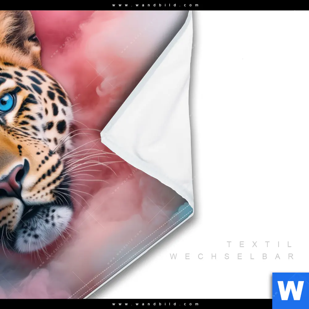 Wechselmotiv | Leopard im Farbnebel | Querformat - Image 3