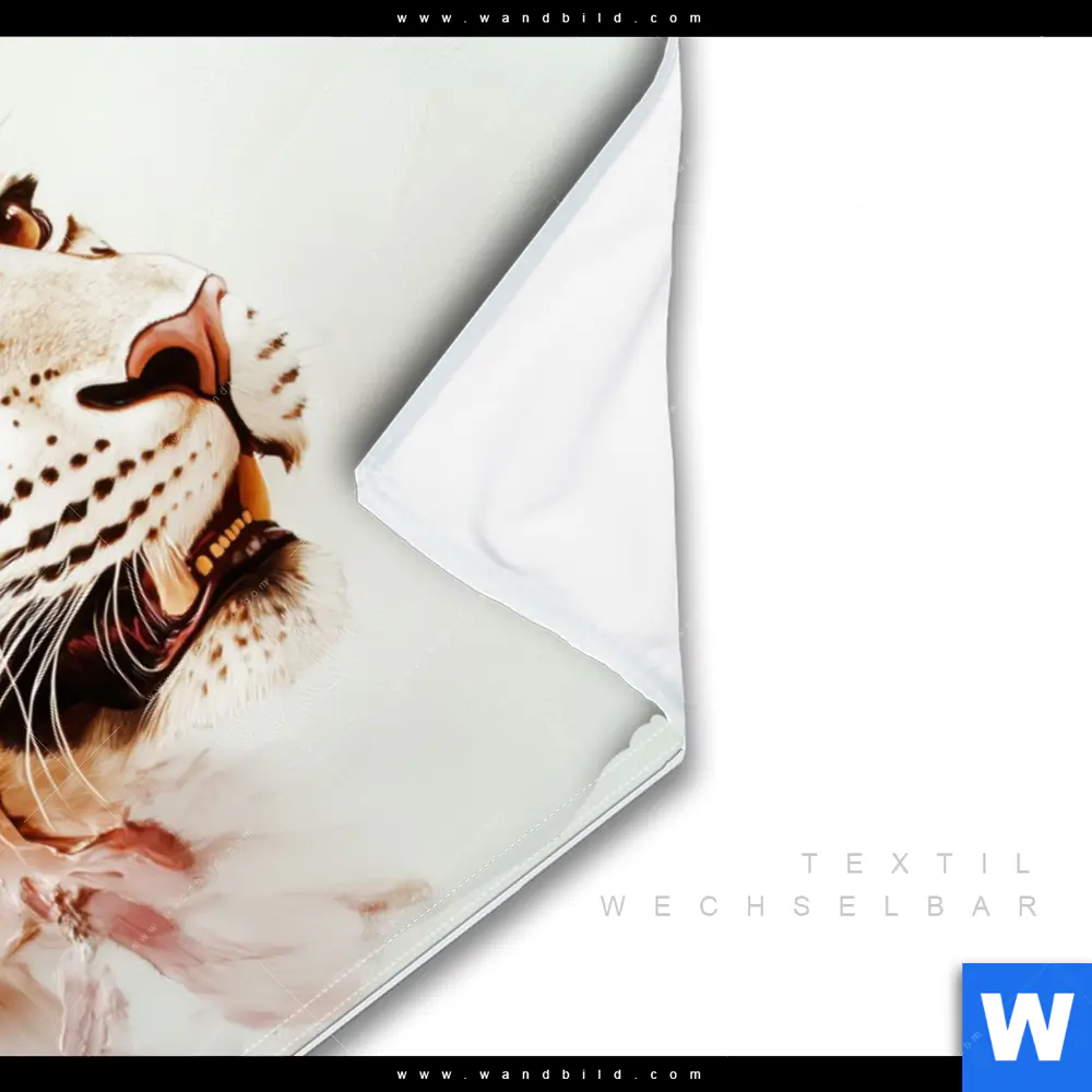 Wechselmotiv | Leopard in Farbexplosion | Querformat - Image 3