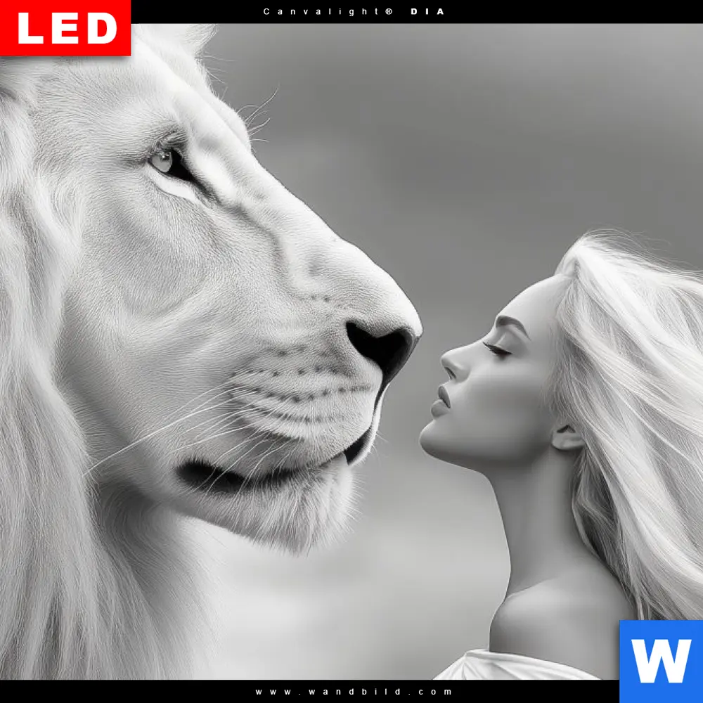 Wechselmotiv | Löwe - Wildnis Liebe | Querformat - Image 4