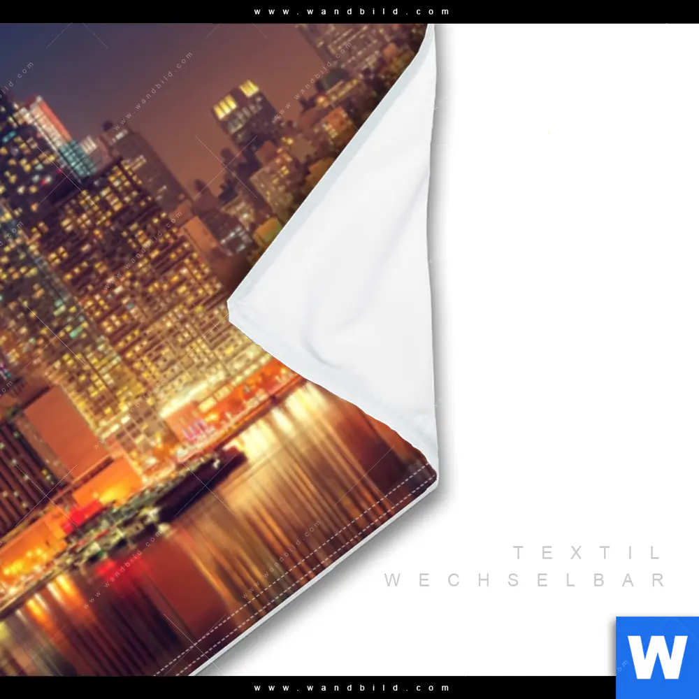 Wechselmotiv | Manhattan bei Nacht | Panorama - Image 3