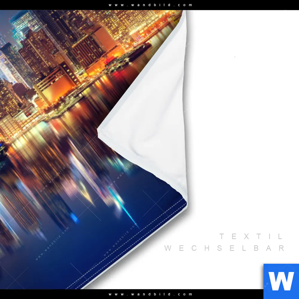 Wechselmotiv | Manhattan bei Nacht | Querformat - Image 3